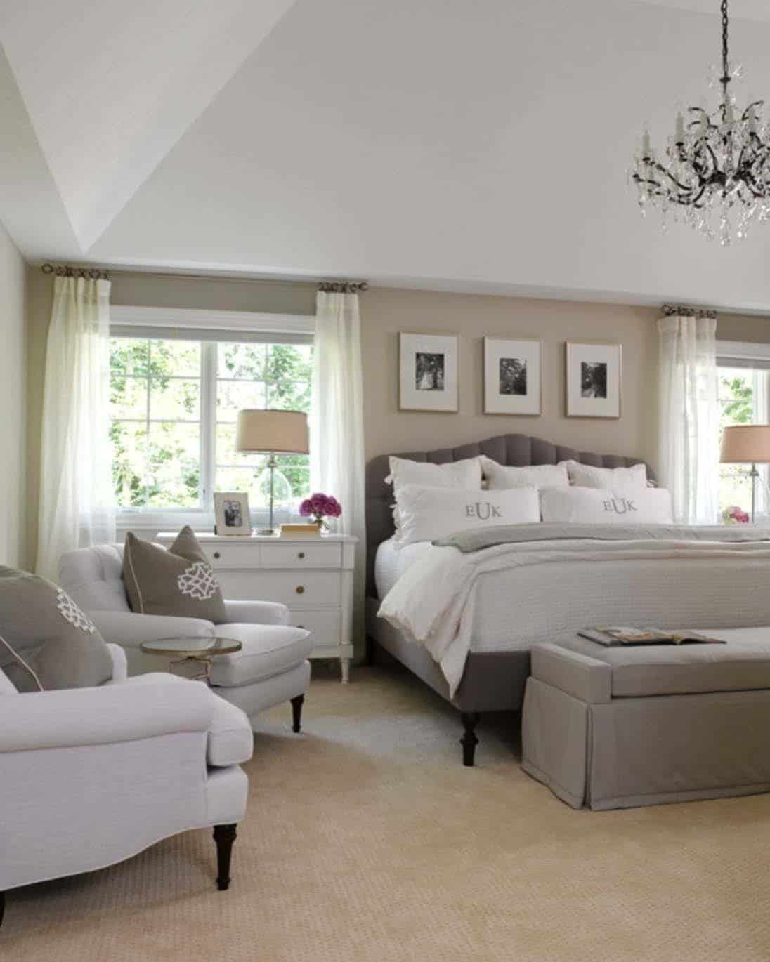 35+ Spectacular neutral bedroom schemes for relaxation