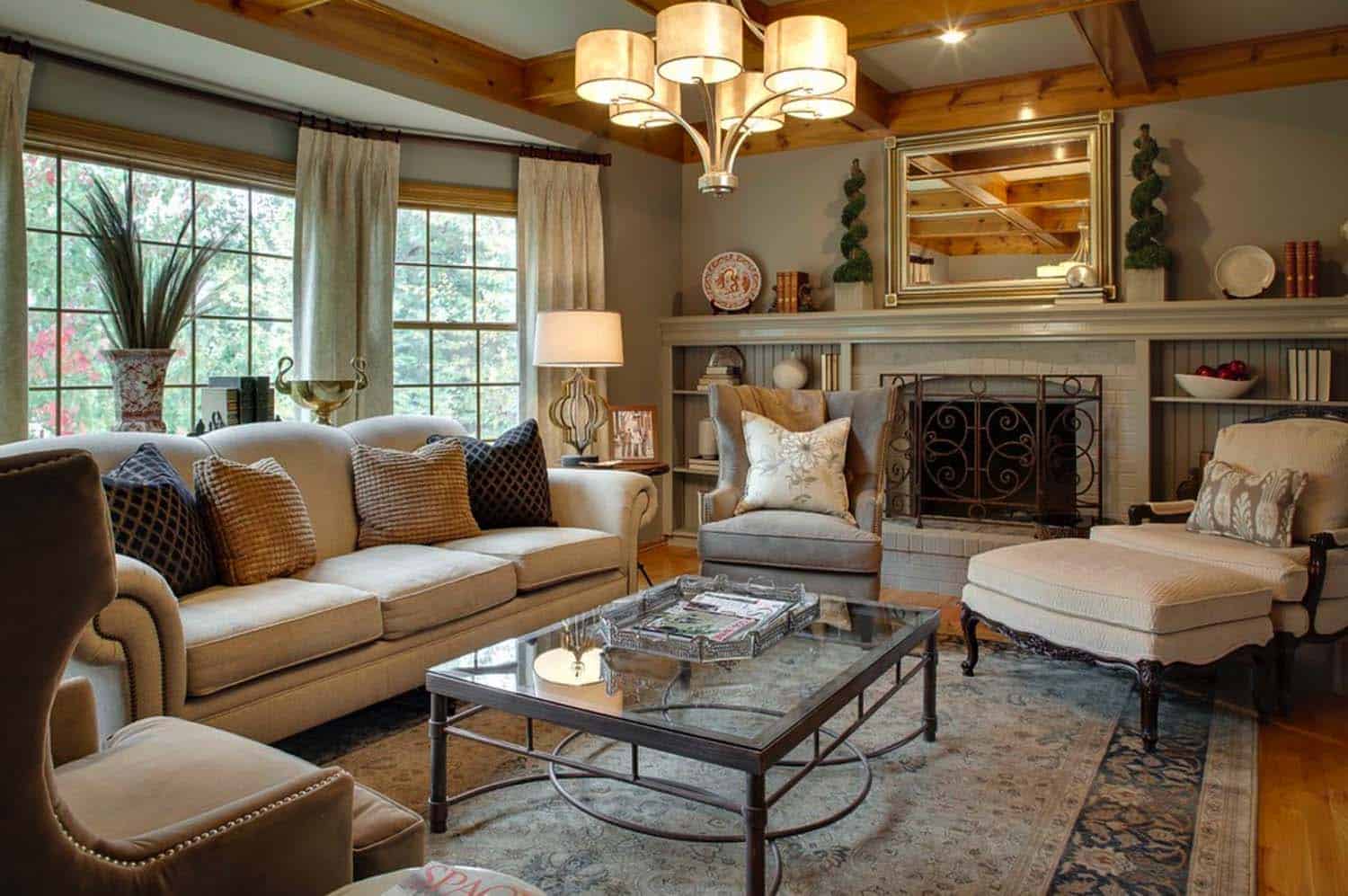 elegant country living room