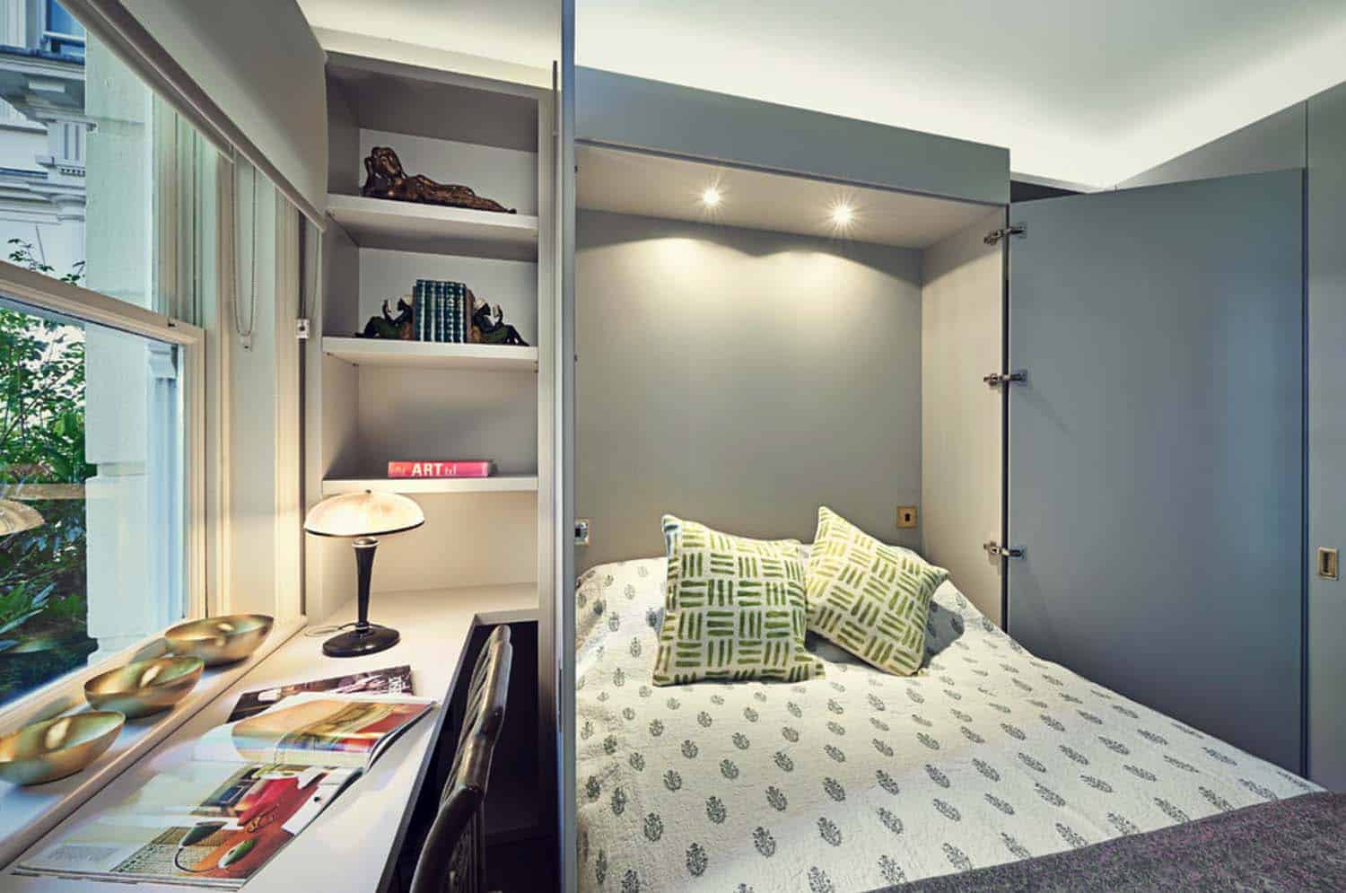 Perfect Bedroom Small Home Office Ideas with Futuristic Setup