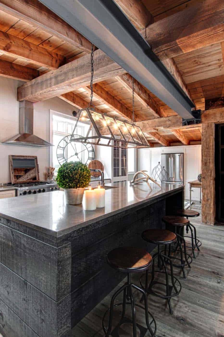 Luxury Canadian home reveals splendid rusticmodern aesthetic