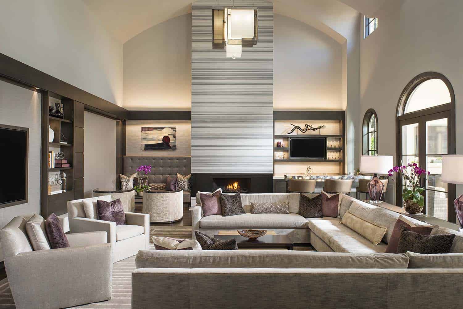 Luxurious modern home with striking entertaining spaces in ...