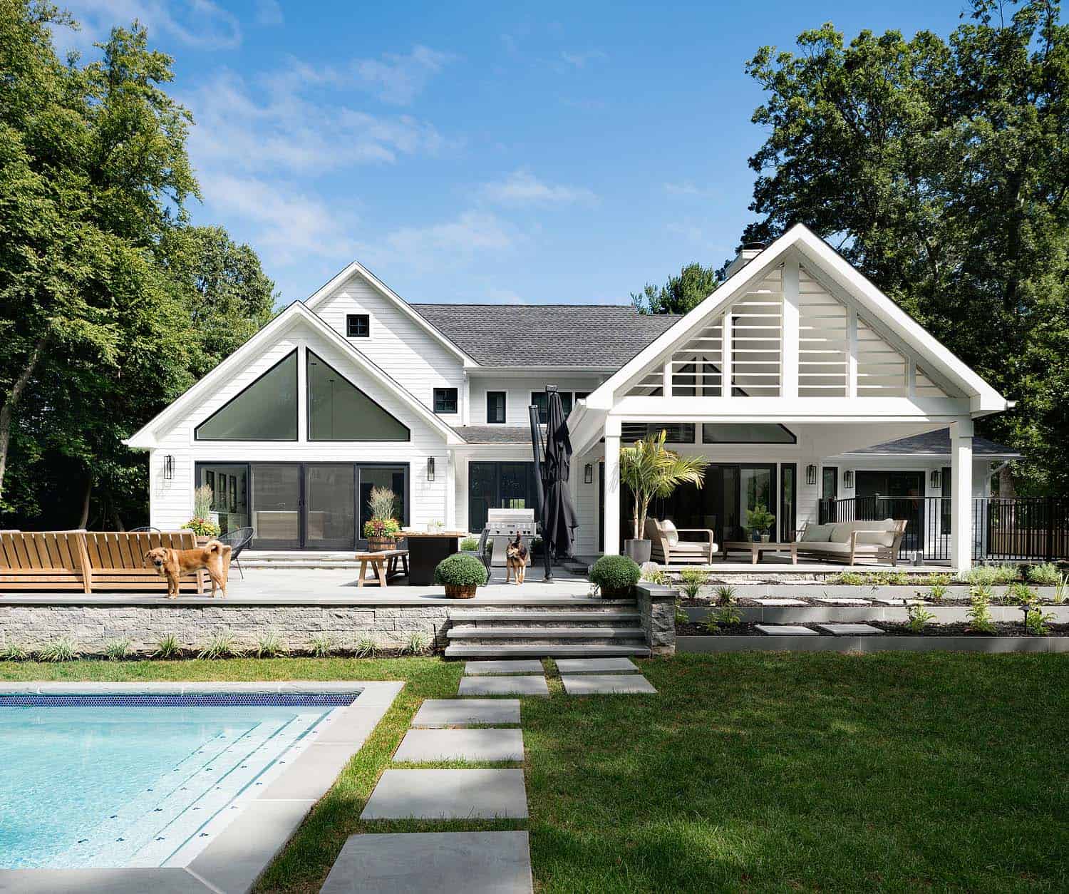 Bright and airy contemporary farmhouse style surrounded by ...