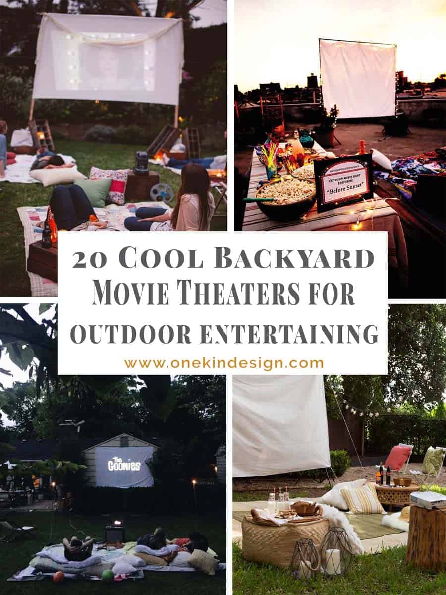 20 Cool backyard movie theaters for outdoor entertaining