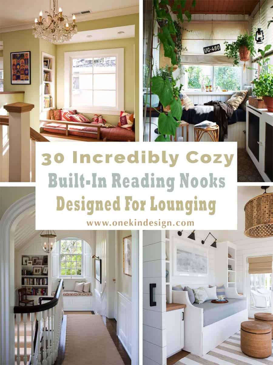 30 Incredibly cozy built-in reading nooks designed for lounging
