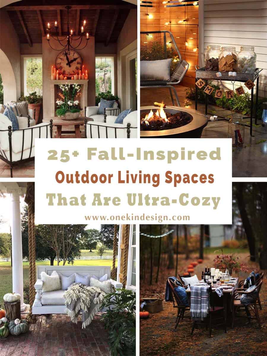 25+ Fall-inspired outdoor living spaces that are ultra-cozy