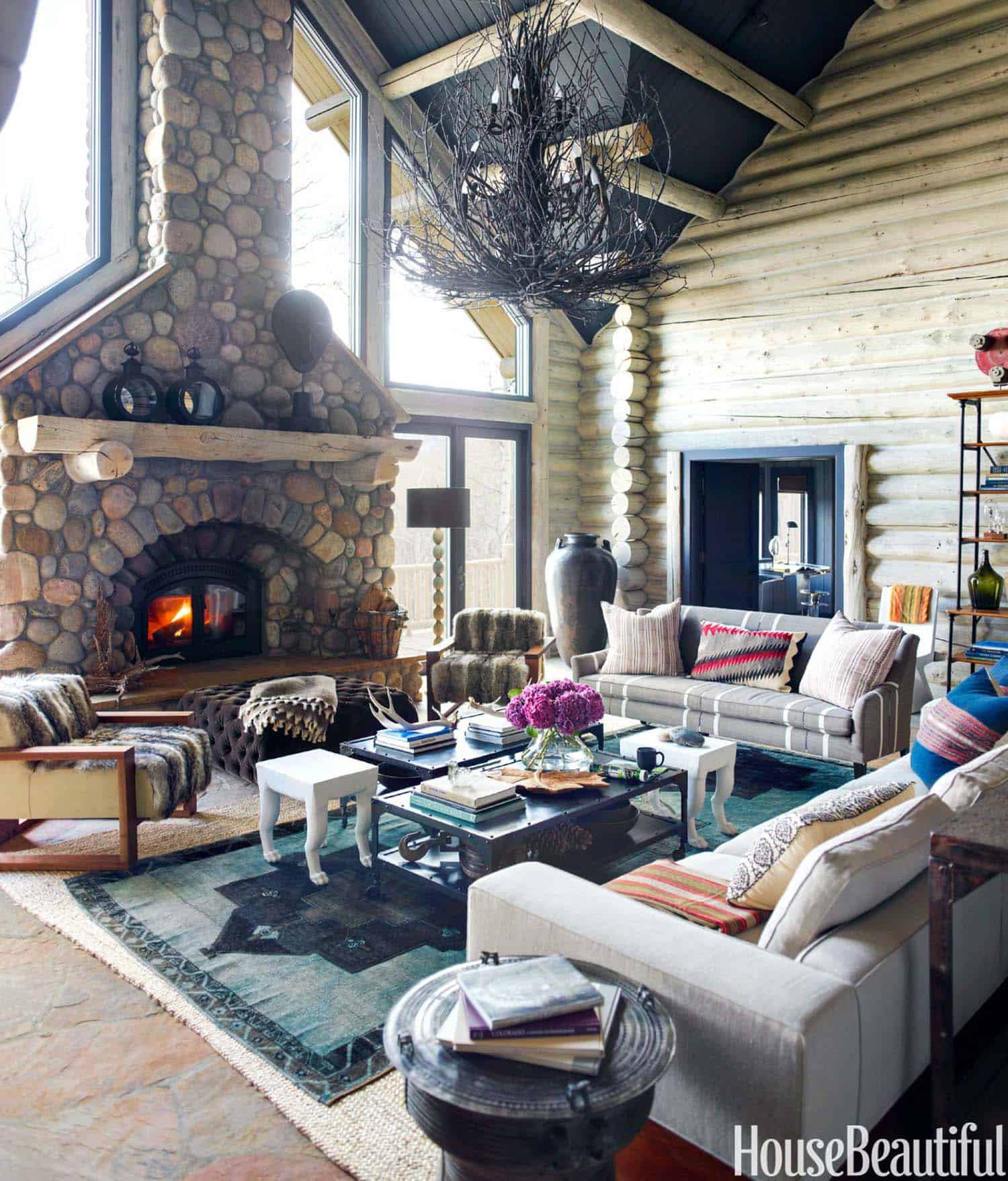 Ultra-cozy rustic log cabin nestled in the Rocky Mountains