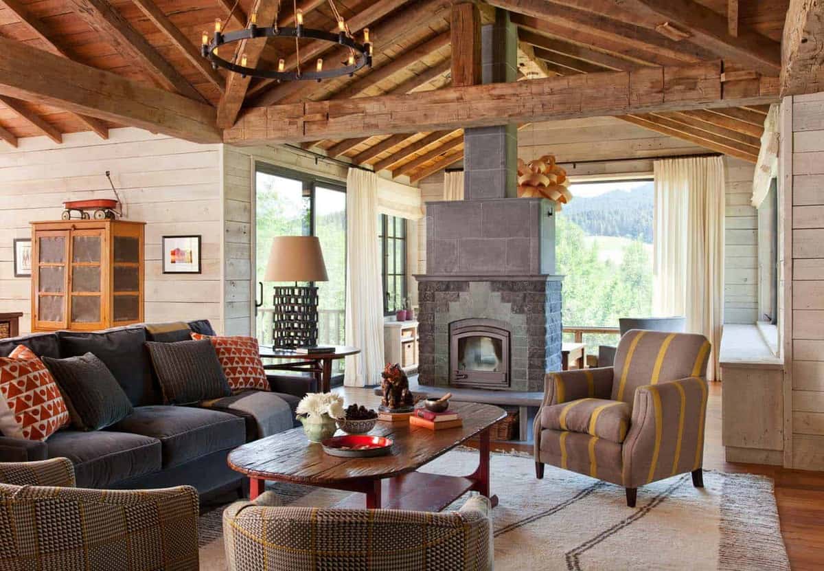 Rustic mountain retreat nestled in the Bridger Mountain foothills