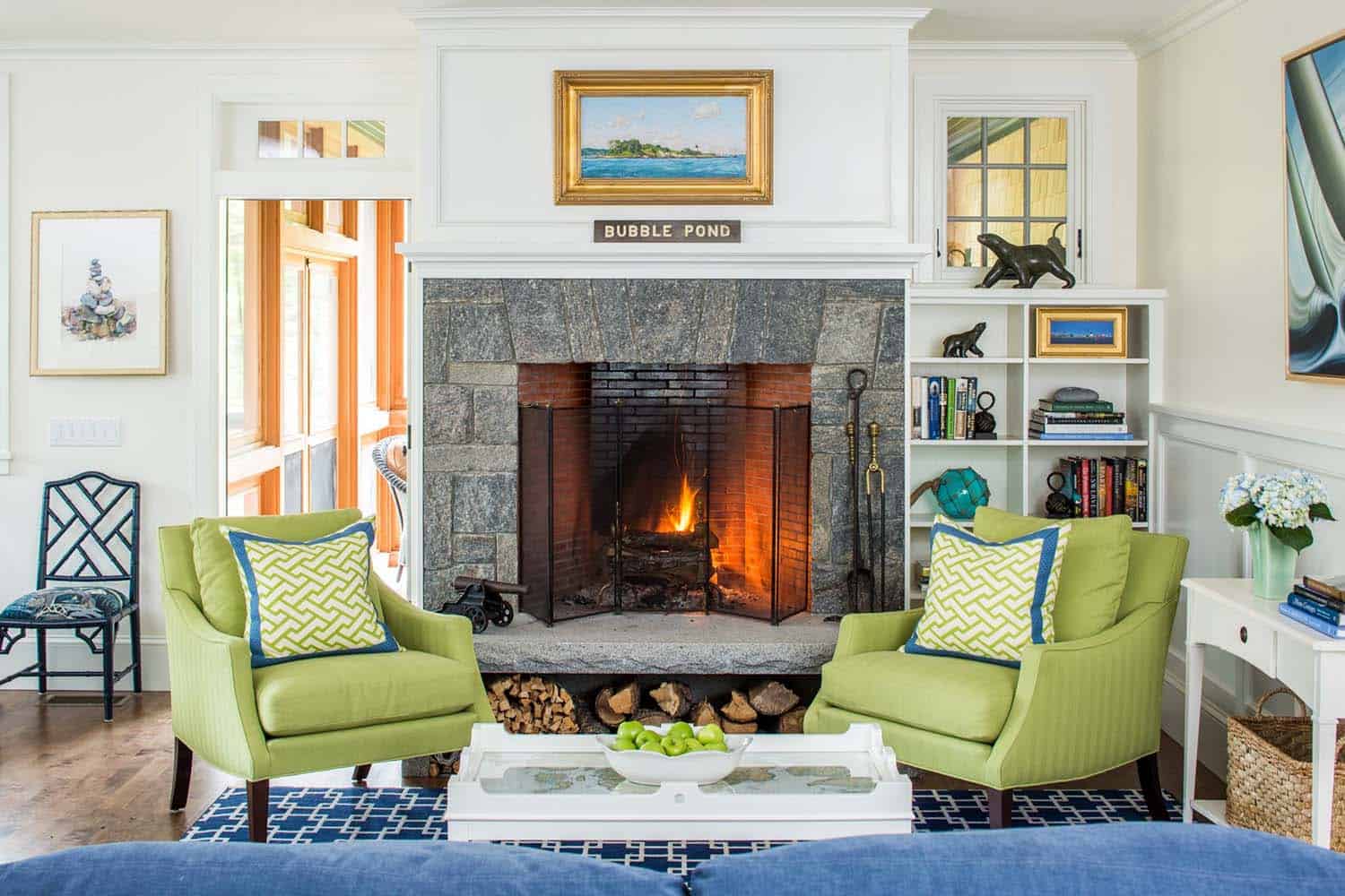 Shingle style cottage in the seaside village of Seal Harbor, Maine