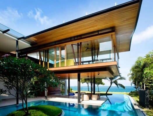 featured posts image for Modern tropical bungalow design by Guz Architects