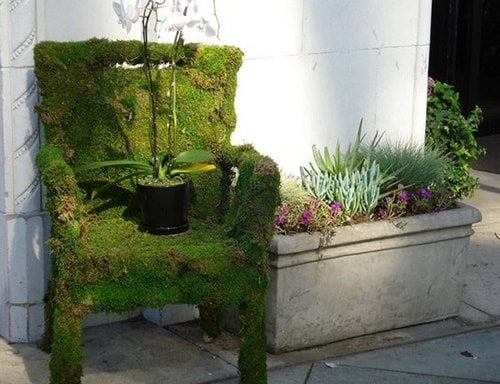 featured posts image for DIY moss covered chair for your garden