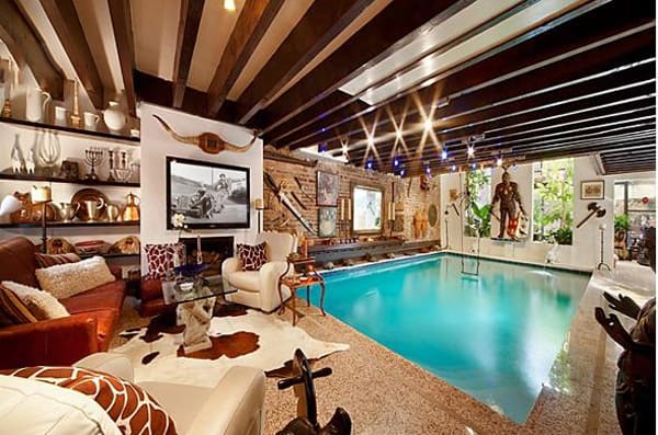 featured posts image for Chelsea townhouse with incredible living room pool