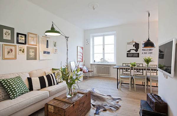 featured posts image for Charming and elegant Swedish flat