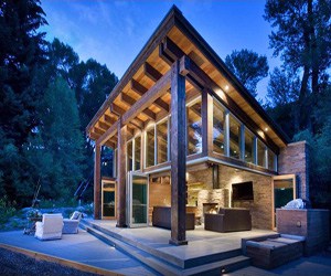 featured posts image for Woody Creek cabin on the rivers edge