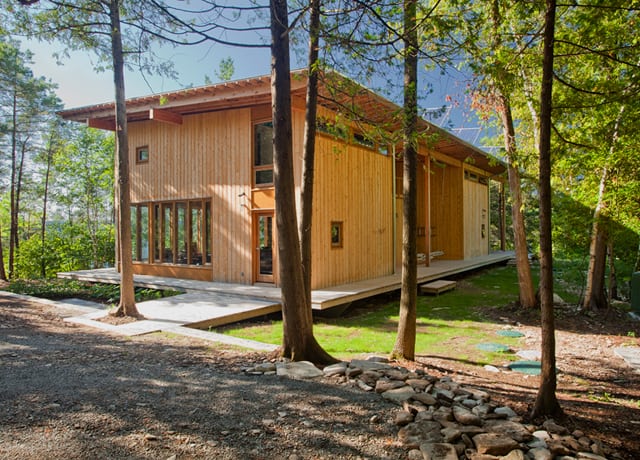 featured posts image for Post and beam vacation shelter on Georgian Bay