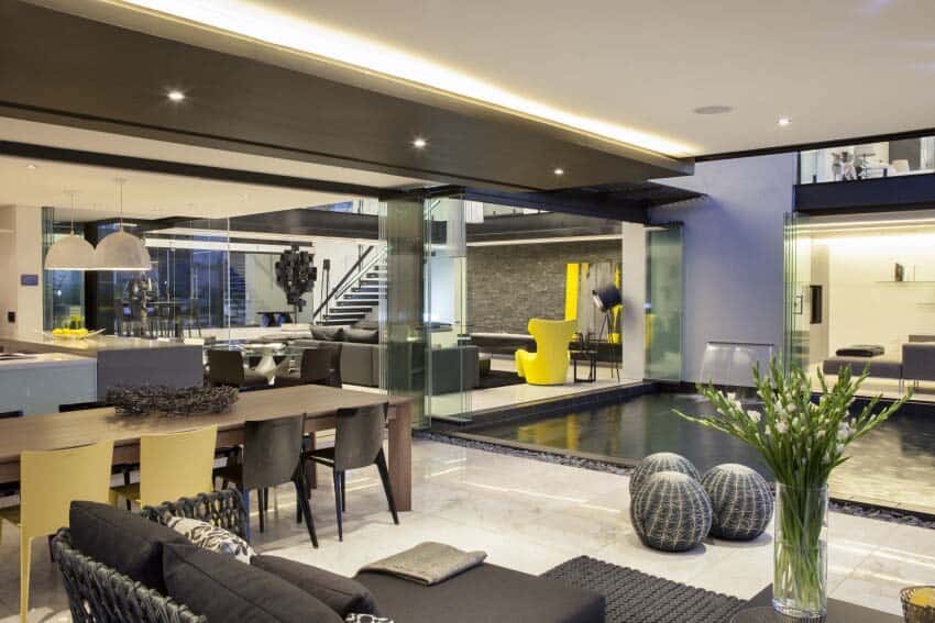 contemporary great room
