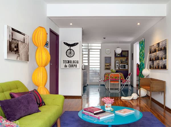 featured posts image for Bold and colorful 65 square meters flat in São Paulo