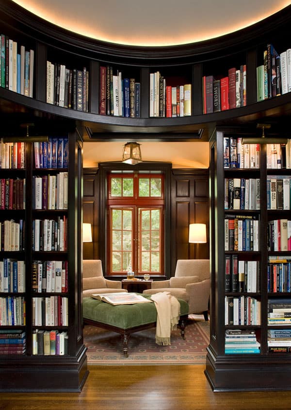 Home Library Design Ideas-05-1 Kindesign