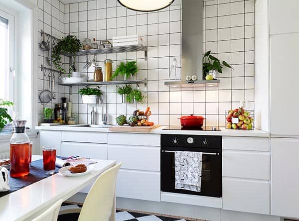 Идеи маленьких кухонь-22-1 Kindesign