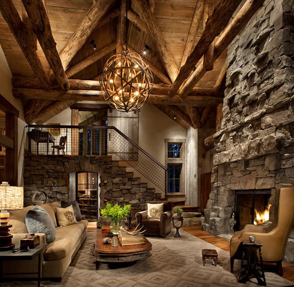 Rustic Living Rooms-02-1 Kindesign