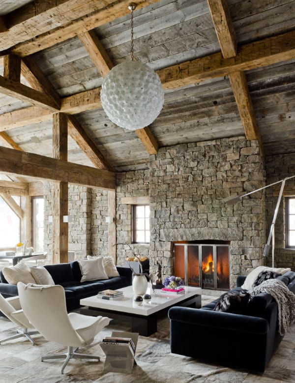 Rustic Living Rooms-21-1 Kindesign