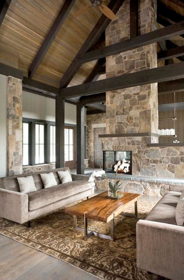 Rustic Living Rooms-24-1 Kindesign