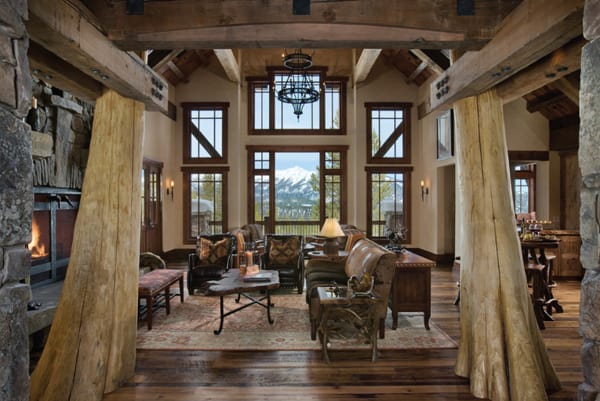 Rustic Living Rooms-30-1 Kindesign