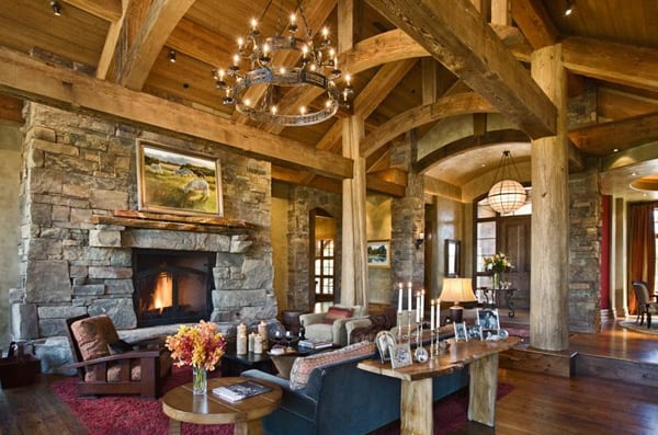Rustic Living Rooms-31-1 Kindesign