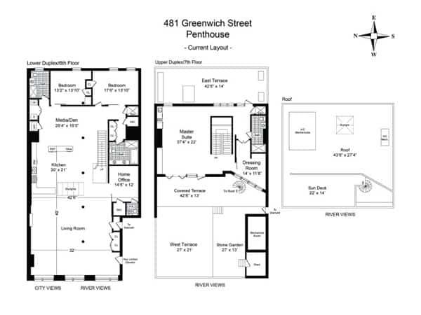 Greenwich Street Duplex Penthouse-19-1 Kindesign
