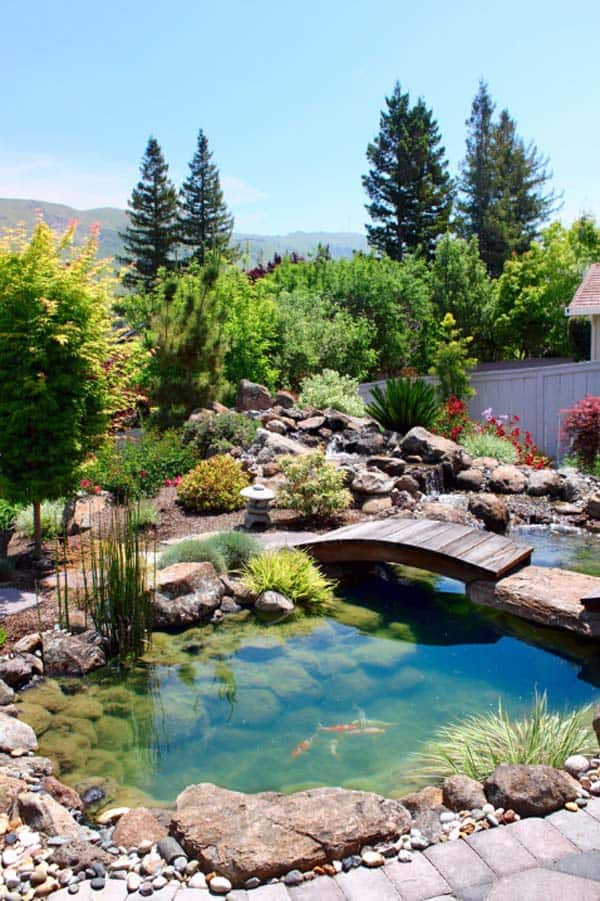 55 Visually Striking Pond Design Ideas For Your Backyard,Diy Painted Flower Pots Designs For Painting Drawing