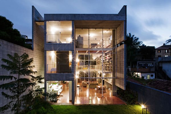 featured posts image for Concrete pad showcases fascinating library design in Brazil