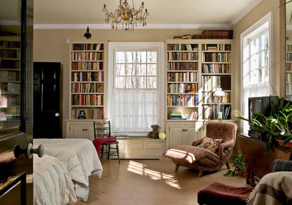 Bedrooms with Bookshelves-19-1 Kindesign