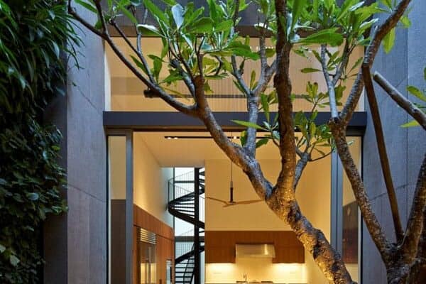 featured posts image for Renovated shophouse into modern family home in Singapore