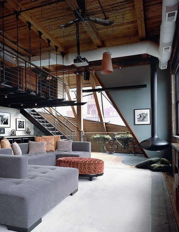 18 Most phenomenal industrial style living rooms