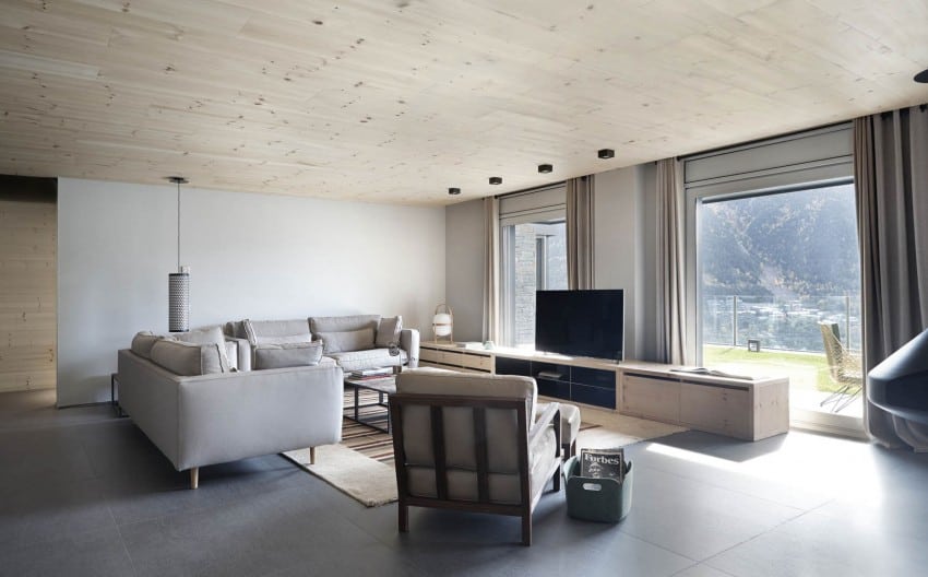 featured posts image for Contemporary home showcasing wood interiors in Andorra La Vella