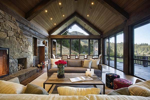Mountain Lodge Eclectic-Michael Rex Architects-05-1 Kindesign
