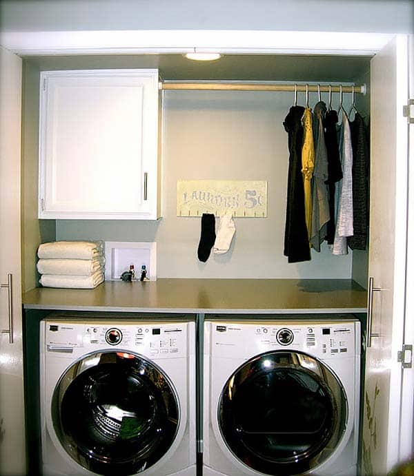 Small Laundry Room Design Ideas, Small Laundry Shelving Ideas