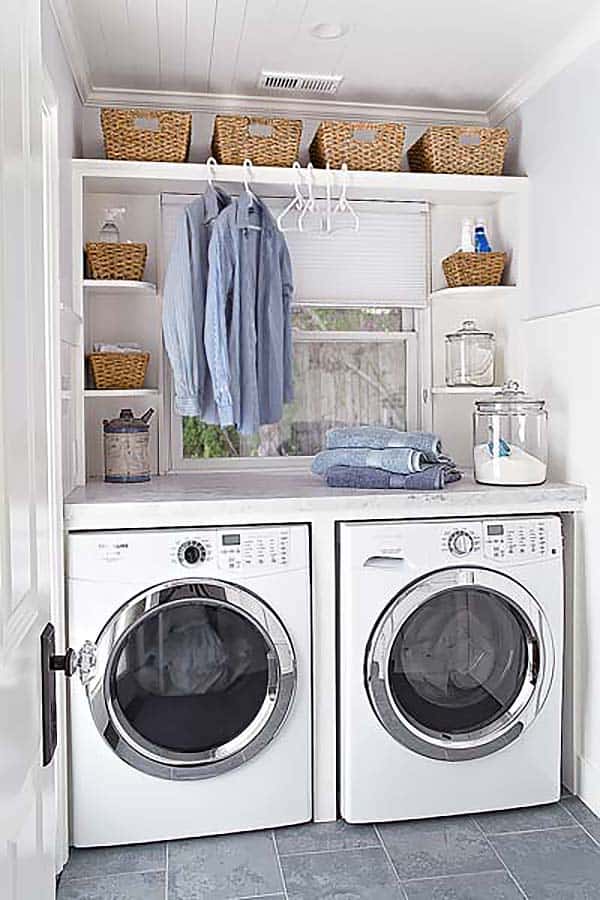 Small Laundry Room Design Ideas-28-1 Kindesign