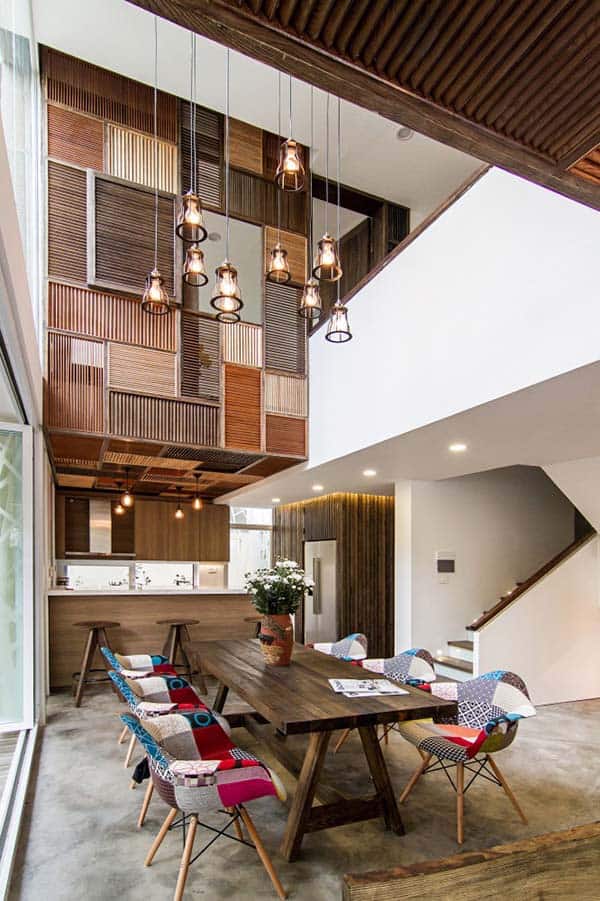 featured posts image for EPV House offers rustic feel with wood clad accents in Vietnam