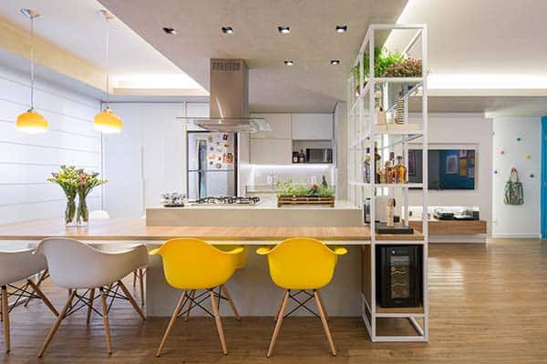 featured posts image for Unique floor plan in a small apartment in Brazil