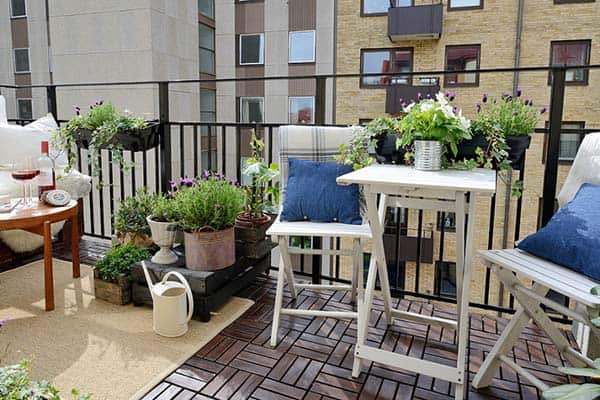 55 Super Cool And Breezy Small Balcony Design Ideas - Balcony Patio Ideas