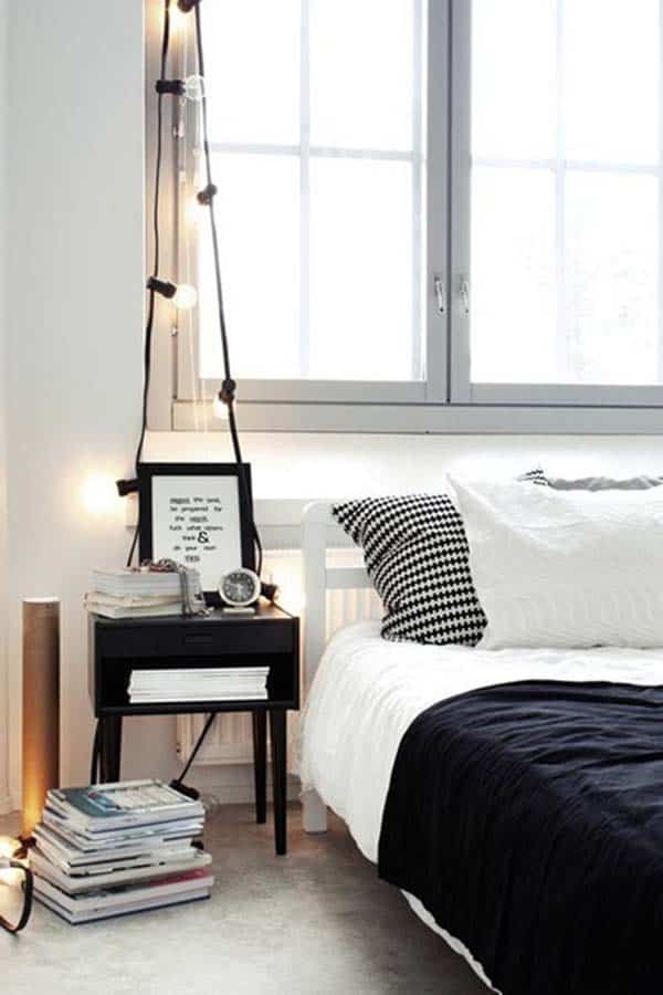 Black and White Bedroom Ideas-21-1 Kindesign