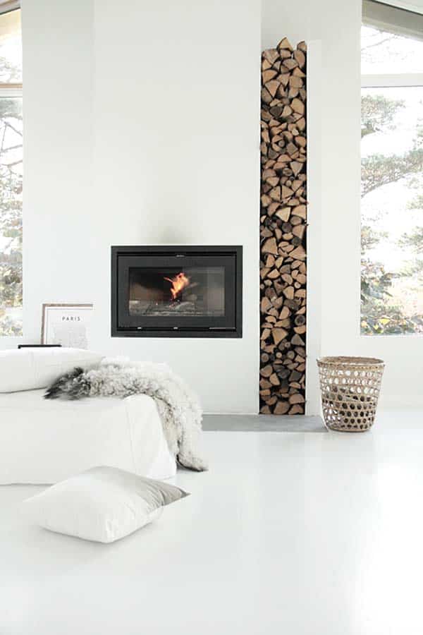 Mesmerizing Minimalist Fireplace Ideas, Wall Fireplace Ideas For Bedroom