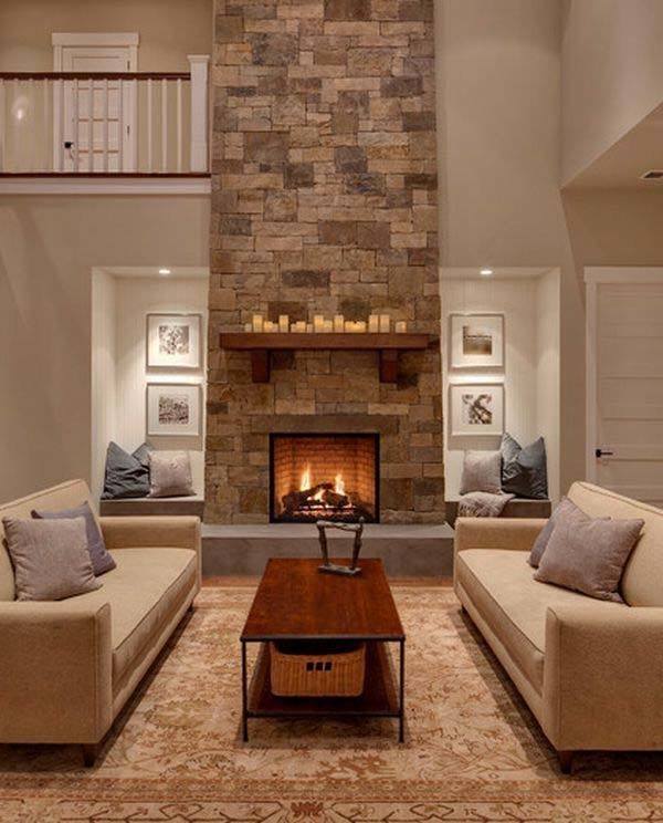 50 Sensational Stone Fireplaces To Warm Your Senses - How To Stone A Fireplace Wall