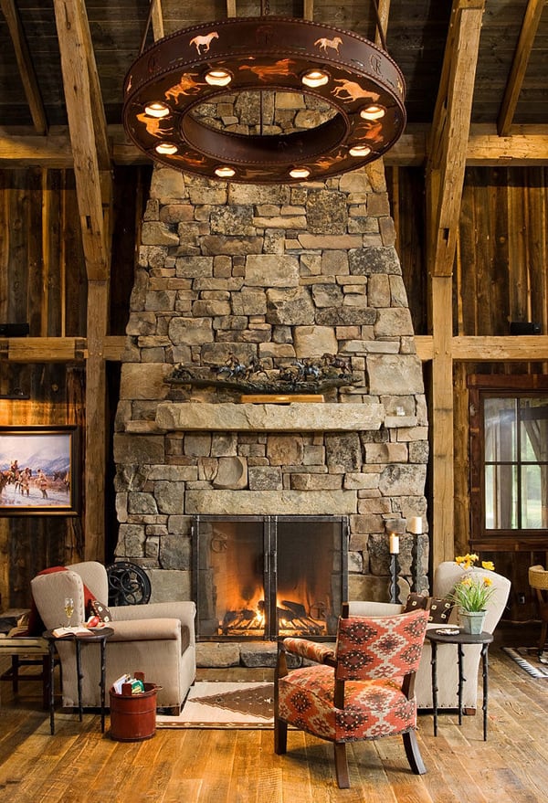 50 Sensational stone fireplaces to warm your senses