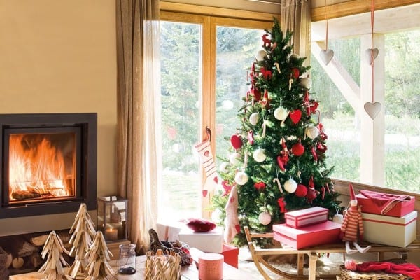 featured posts image for A Nordic style home decorated for Christmas in Spain