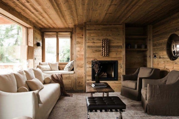 featured posts image for Rustic mountain chalet in Switzerland provides relaxed interiors