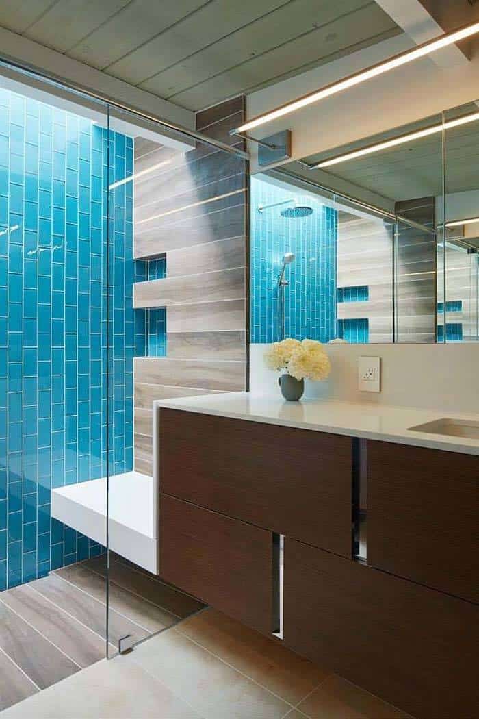 37 Amazing Mid Century Modern Bathrooms To Soak Your Senses - Best Mid Century Modern Bathrooms