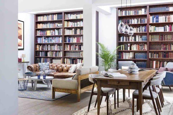 featured posts image for Inspiring dwelling in Madrid displaying a cool home library
