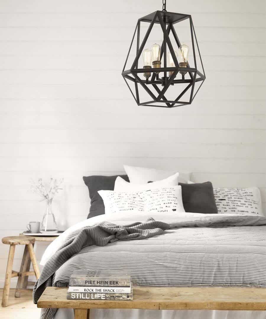 Industrial Style Bedroom Design Ideas-09-1 Kindesign