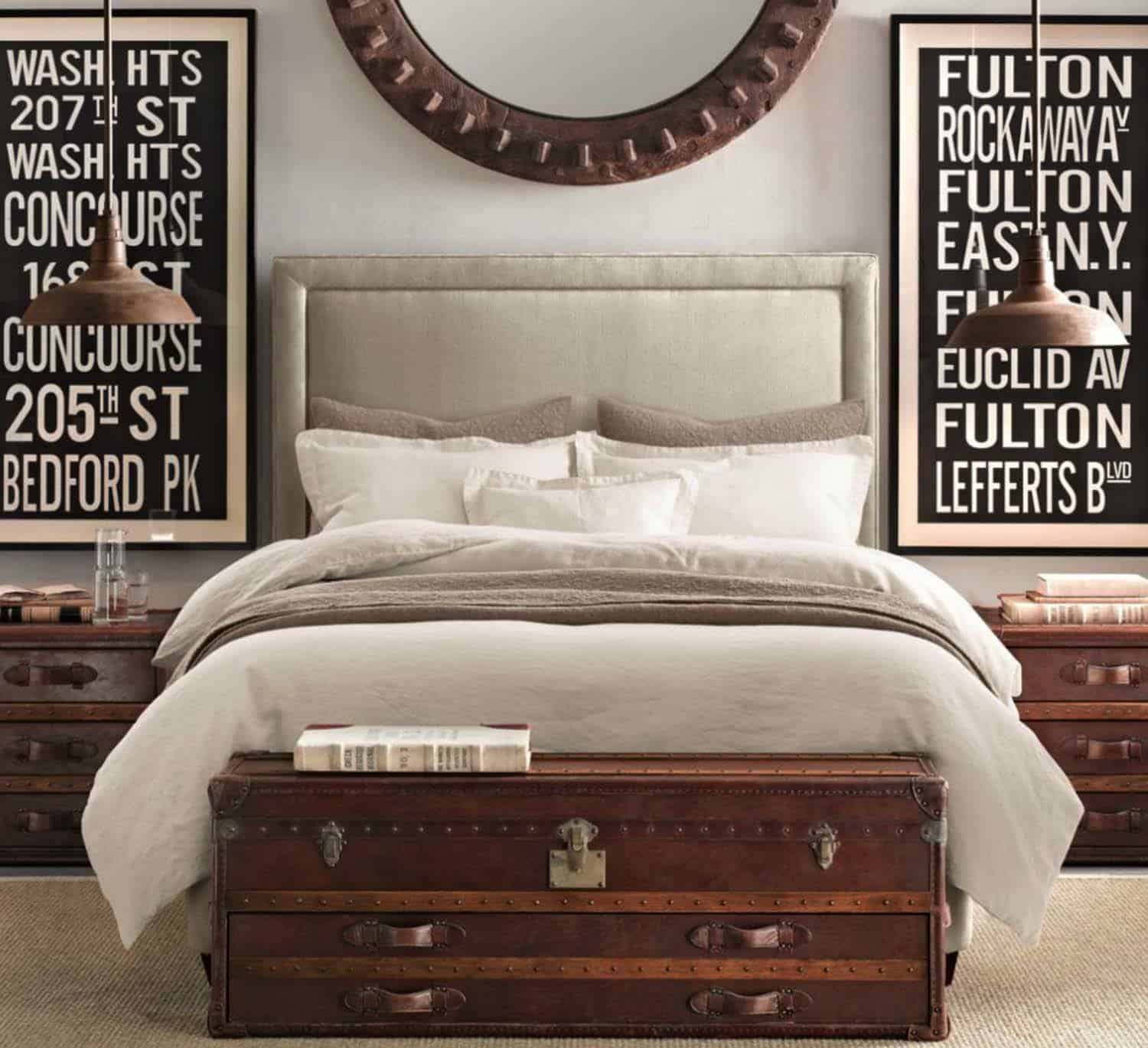 Industrial Style Bedroom Design Ideas-27-1 Kindesign